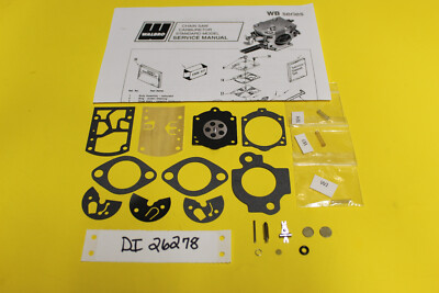 Yamaha Kart KT100 Engine Carburetor Walbro WB10 WB13 WB33 Carb Kit