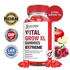 Vital Grow XL Extreme Gummies 2000MG Premium Formula For Men 60 Gummies