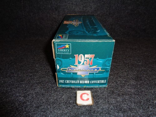 HEINZ KETCHUP 1957 CHEVY BELAIR CONVERTIBLE 1/25 DIE CAST LIBERTY CLASSICS NEW C - Picture 9 of 12