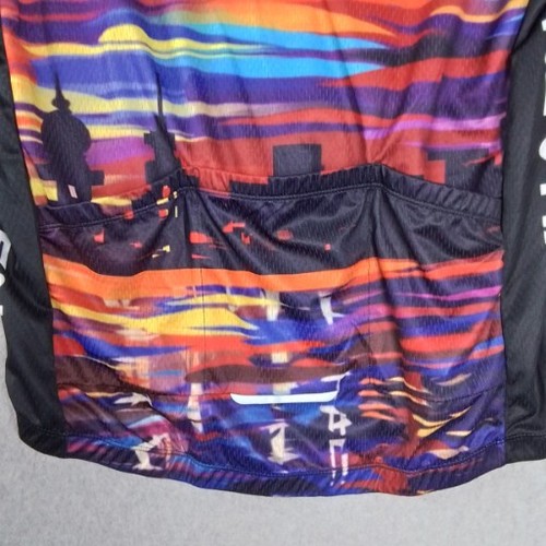 Cyhaen Cool Max Cycling Jersey Shirt Youth 2XL Zip Front Back Pockets NWT - Picture 10 of 13