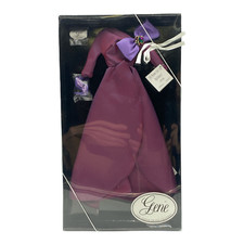 Ashton Drake Mel Odom Gene AT HOME FOR THE HOLIDAYS Purple Outfit Original COA