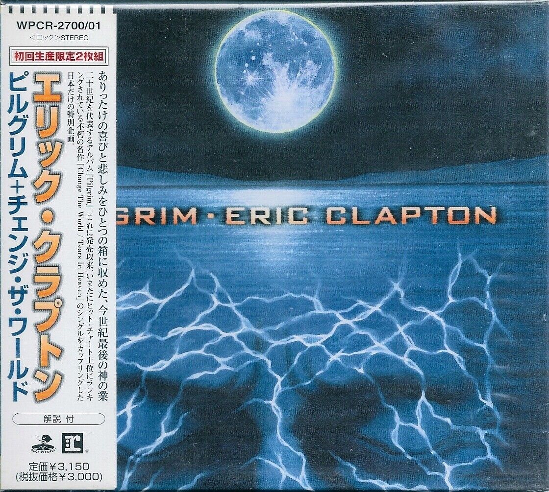 Eric Clapton Pilgrim + Change The World Japan CD w/obi Limited ED