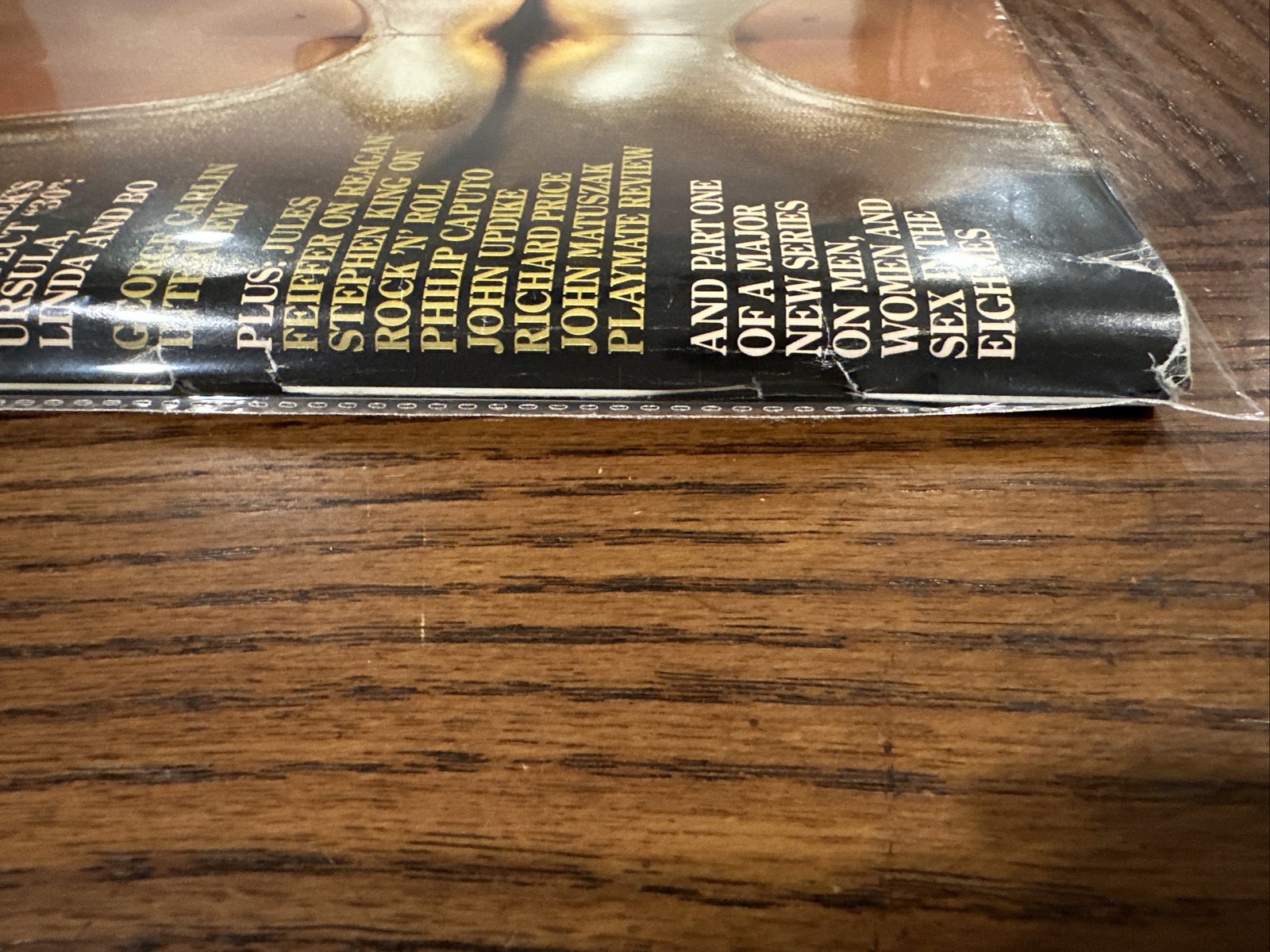 Playboy Magazine January 1982, Playmate Kimberly McArthur, w/ George