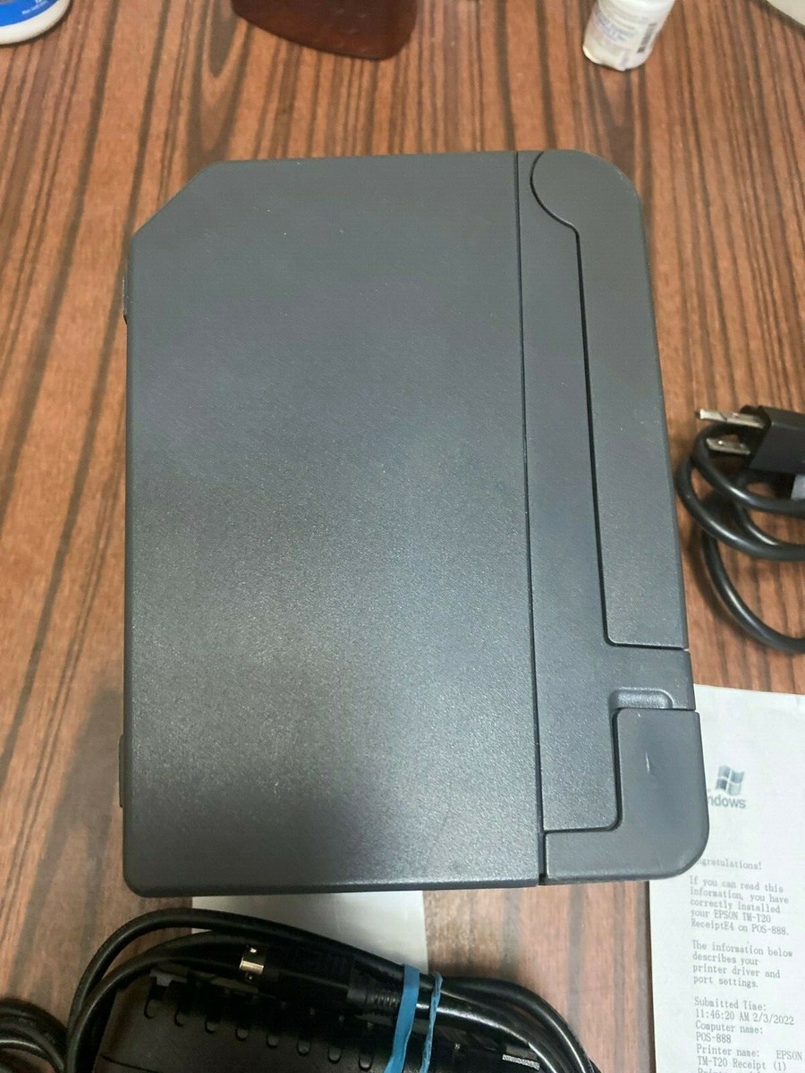 Epson TM-T20II USB Model M267A USB Thermal Receipt Printer Epson TM-T20II USB Model M267A USB Thermal Receipt Printer