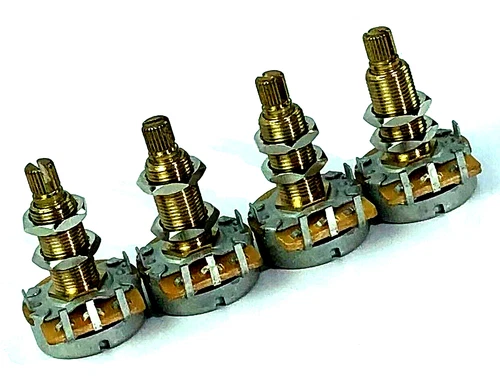 Gibson cts 500K-A 500K-B pot -4 extended shafts