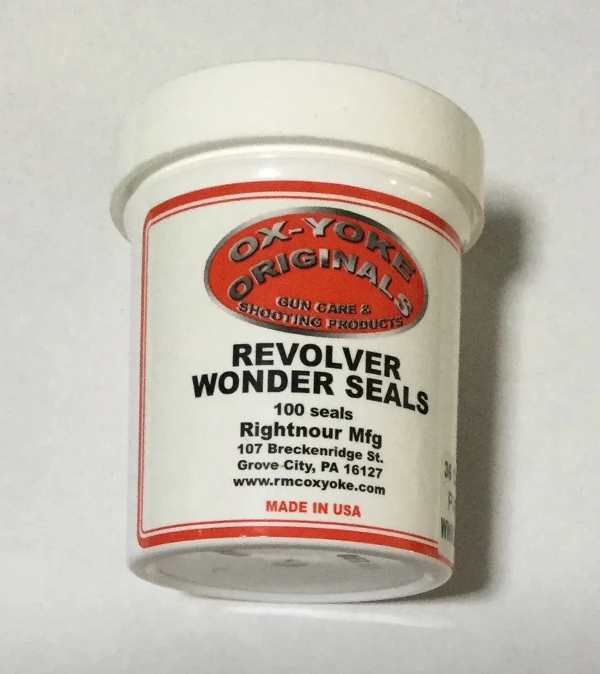 Los mejores sellos de seguridad para revólver de tiro - cera de parafina se adapta a .44 Cal. Pietta Uberti etc. Foto 2 de 2