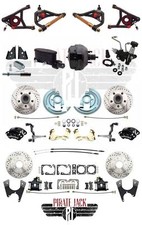 1964-1972 Gm A Body Chevelle Disc Brake Kit Black Out Wilwood Master A Arms