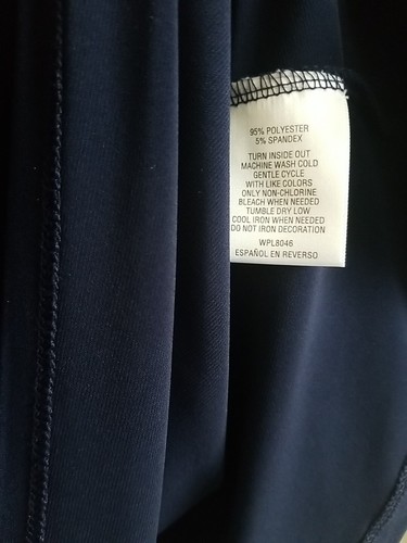 JM Collection Navy Blue w/ Gold Accents Size XL- NWT NEW $49.50 - Picture 4 of 5