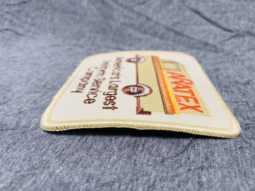 Vintage Aratex Uniform Company Patch- Embroidered Cork Backed Patch NEW - Picture 3 of 4