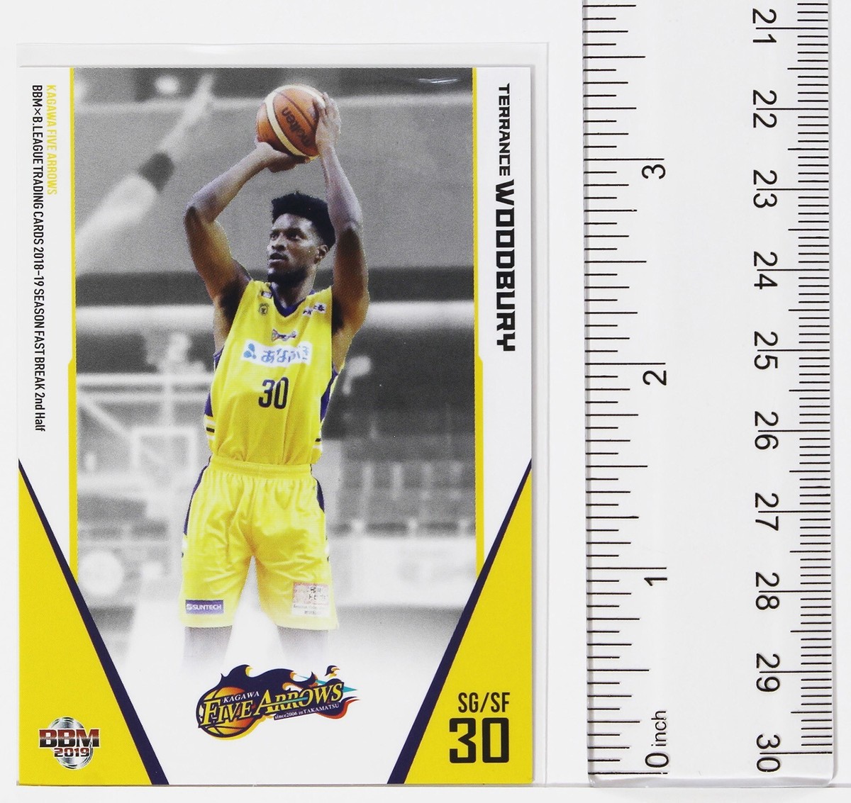 TERRANCE WOODBURY (FIVE ARROWS)- 2019 B.LEAGUE Basketball Trading