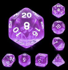 NEW RPG Dice Set of 7 - Gem Tyrian D4 D6 D8 D10 D12 D20 D00-90