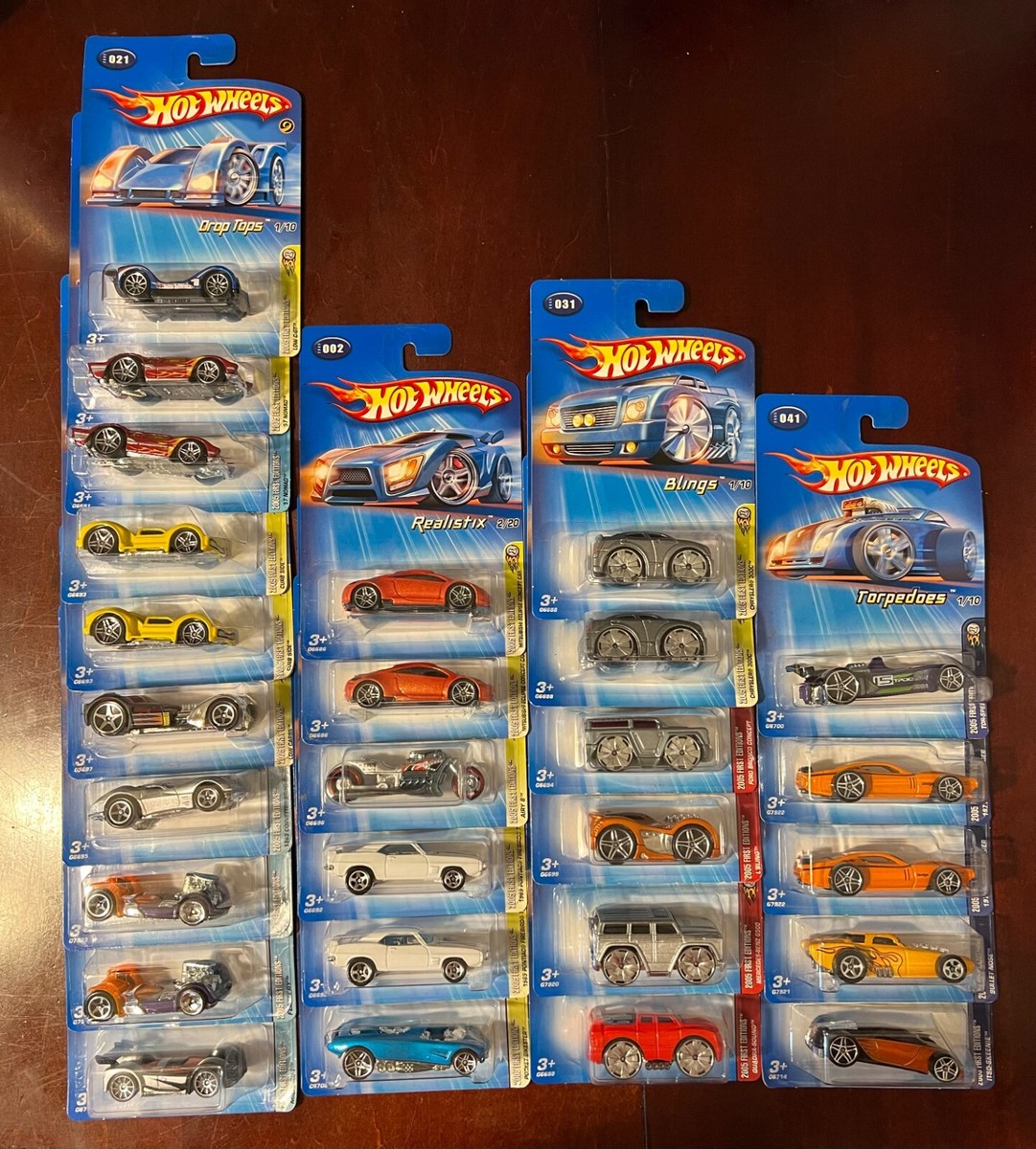 Hot Wheels 2005 First Editions YOU PICK Drop Top, Realistix