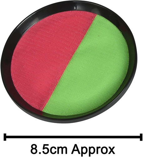 Toss and Catch Sports Game Set Throw Catch Bat Ball 2 Paddles and 1 Ball - Picture 3 of 7