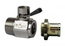 EZ Oil Drain Valve With Straight Barb Detroit 50 60 Series 3/4-14NPT thread