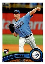 2011 Topps #268 Jake McGee   Rookie Tampa Bay Rays