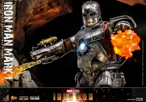 Figura Hot Toys MMS605 D40 Iron Man Mark I 1 Traje Diecast Escala 1/6 12" En Stock - Imagen 9 de 11