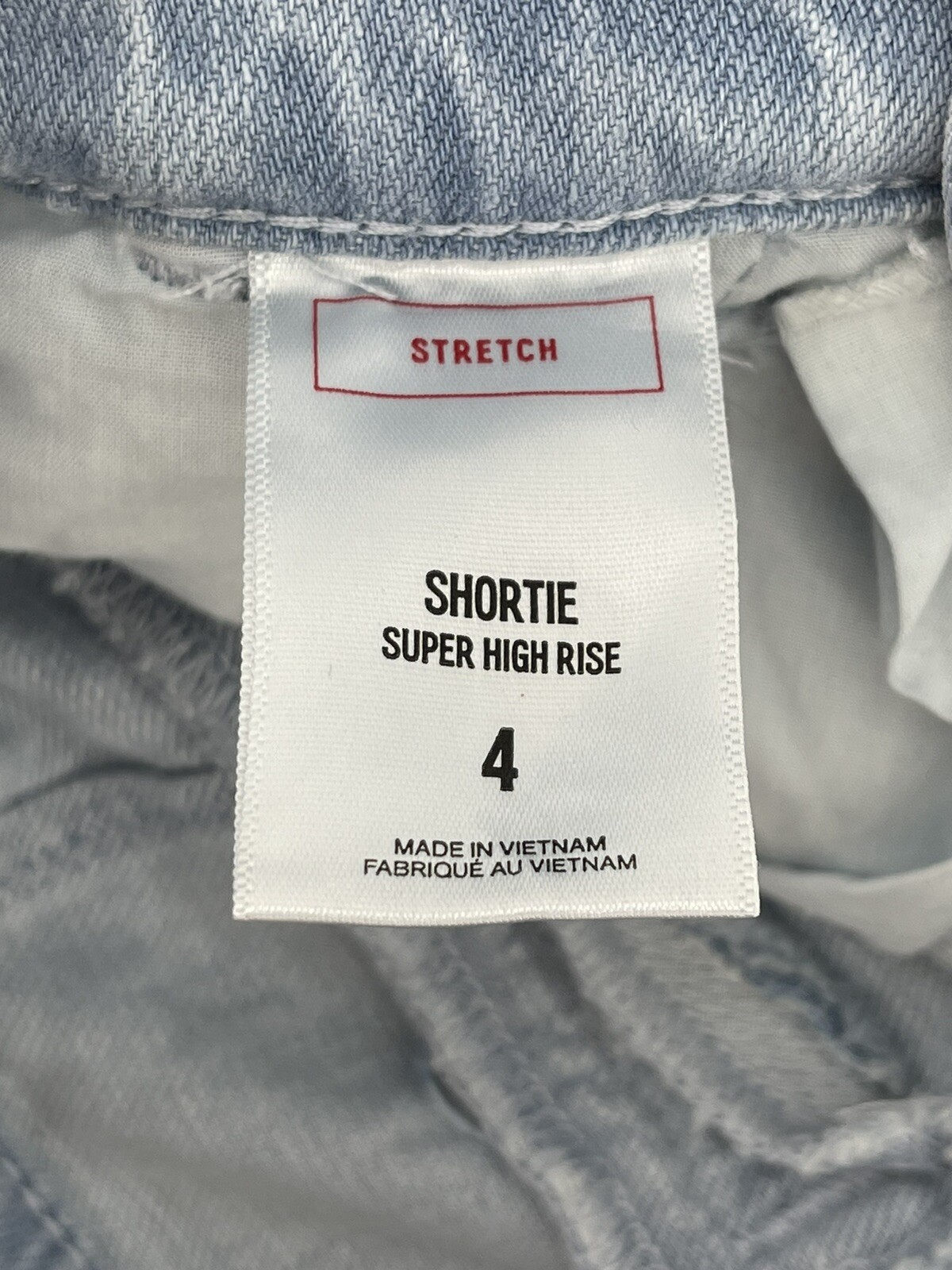 Express Super High Rise Stretch Jean Shorts Womens Si… Gem