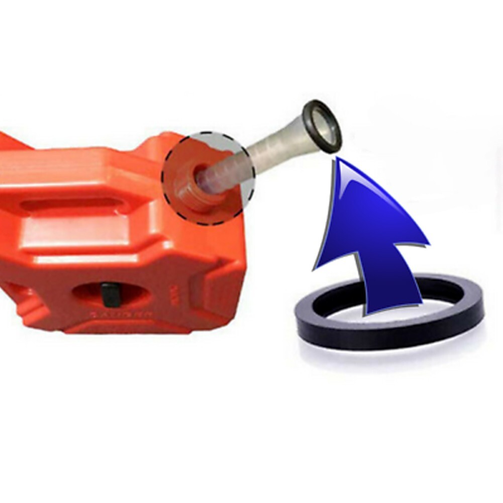 6Pcs Rubber Gasket Gas Can Spout Part Replacement Fuel Tank Nozzle For