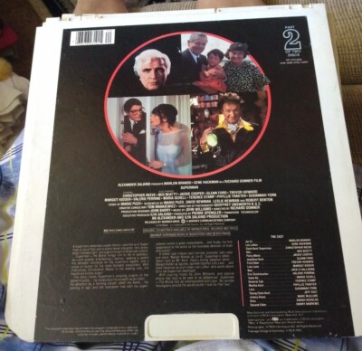RCA SELECTAVISION CED VIDEODISC SUPERMAN THE MOVIE 1978
