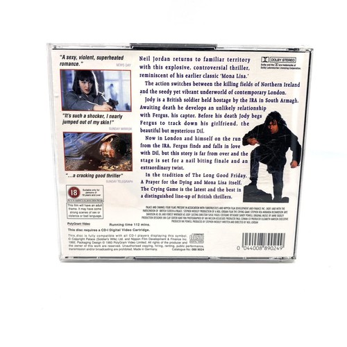 The Crying Game CD-i Video Philips CDI CD-i Movies - Photo 3/3