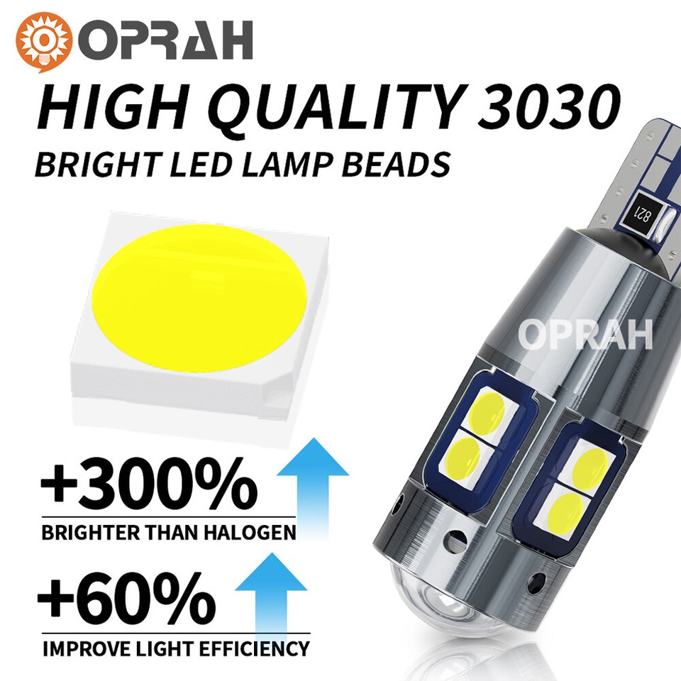 20x Red LED T10 194 168 W5W Interior Car Trunk License Plate Light Map