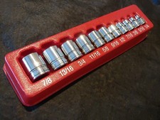 Snapon Tools 3/8 Shallow Socket Set 6pt SAE