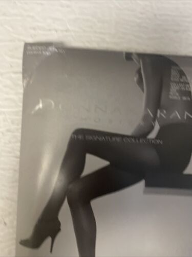 Maglia Donna Karan Calzetteria Signature Collection Control Top Camoscio Nero Small - Foto 3 di 6