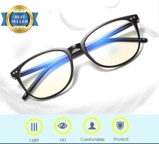 BLUE LIGHT BLOCKING GLASSES COMPUTER GAMER LCDLED SCREEN EYEWEAR ANTI-BLUE LIGHT