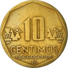 Peru 10 Céntimos Coin KM305.4 2001 - 2021