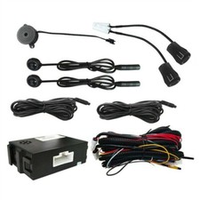 Black Universal Blind Spot Sensor Warning System Radar Monitoring Detection Set