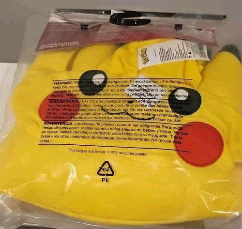 Disguise Pikachu Pokemon Headpiece Tail Unisex Halloween Costume Accessory Kit - Picture 2 of 2