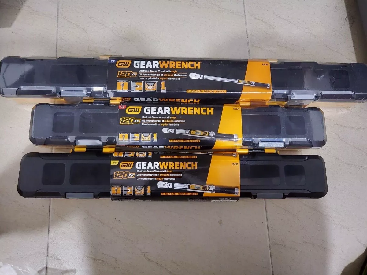 Gearwrench electronic torque 2024 wrench with angle