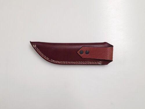 Confezione da 5 - Fodero in pelle lama fissa 8" artigianale fondina verticale passante cintura - Foto 6 di 9