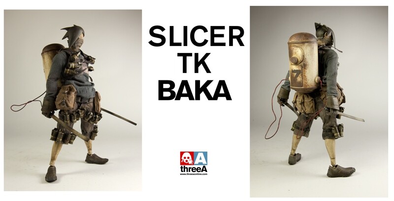 Ashley Wood Tomorrow King Baka Slicer 3A Popbot ThreeA TK TQ Rare JC 1/6