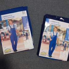 2 Stück Arbeits-Latzhose Arbeitslatzhose Arbeitshose Fb. blau Gr. 54 NEU - OVP