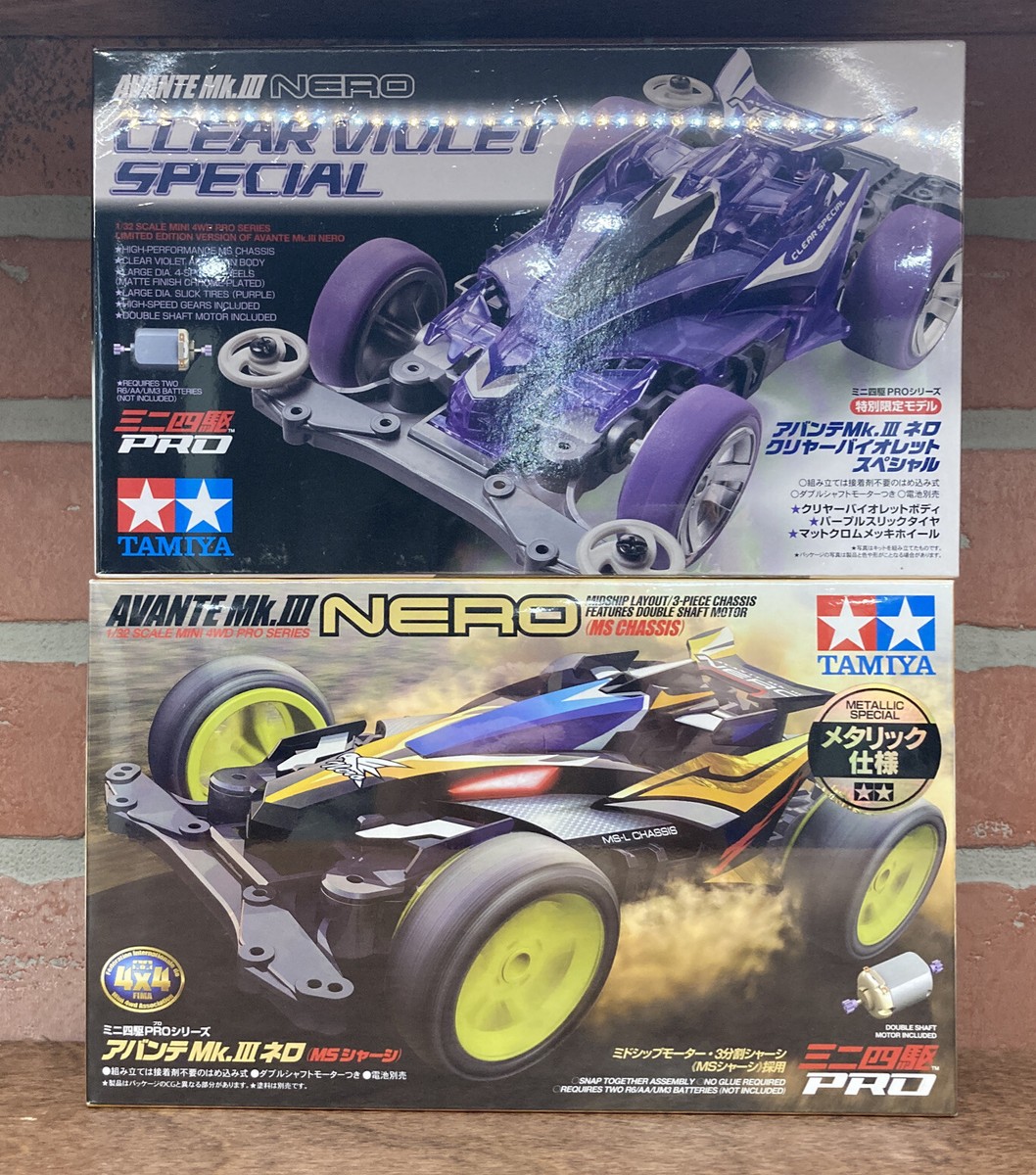 Tamiya Mini 4WD - 94951,18627 - Avante Mk.III Nero Combo (Clr