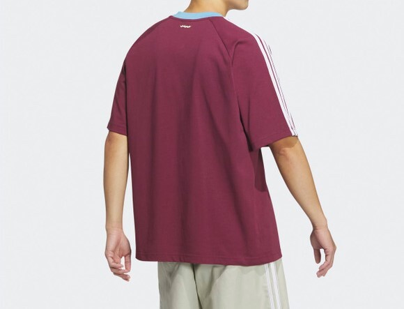 ★★Adairs★★ adidas x YESEYESEE T-Shirt Burgundy JN5821 Adidas X YESEYESEE BS Team Tee - Victory Crimson / JN5821