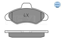Meyle 025 211 7118 Brake Pad Set, Disc Brake For Ford