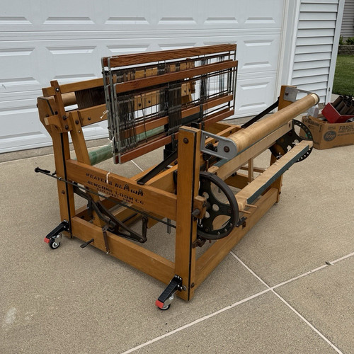 Weaver's Delight Newcomb Loom Co. 344 Floor Hand Loom, 4 Shaft Rug/Tapestry