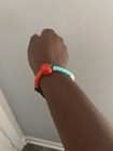 Unisex Kids Multicolor Plastic Stretch Beaded Dangle Charm Bracelet Apple — photo 3