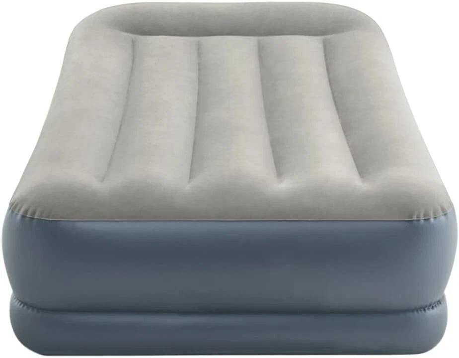 Intex Dura-Beam Pillow Rest Mid-Rise Matelas Gonflable Simple Gris - Photo 4/4
