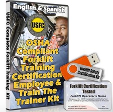 2025 Forklift Training Certification USB OSHA...