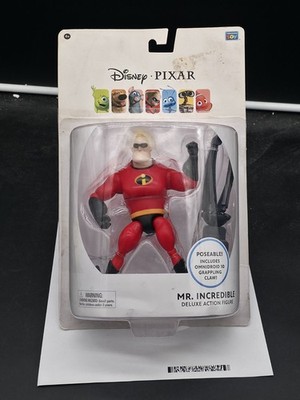 DISNEY PIXAR MR INCREDIBLE DELUXE FIGURE THE INCREDIBLES THINKWAY TOYS