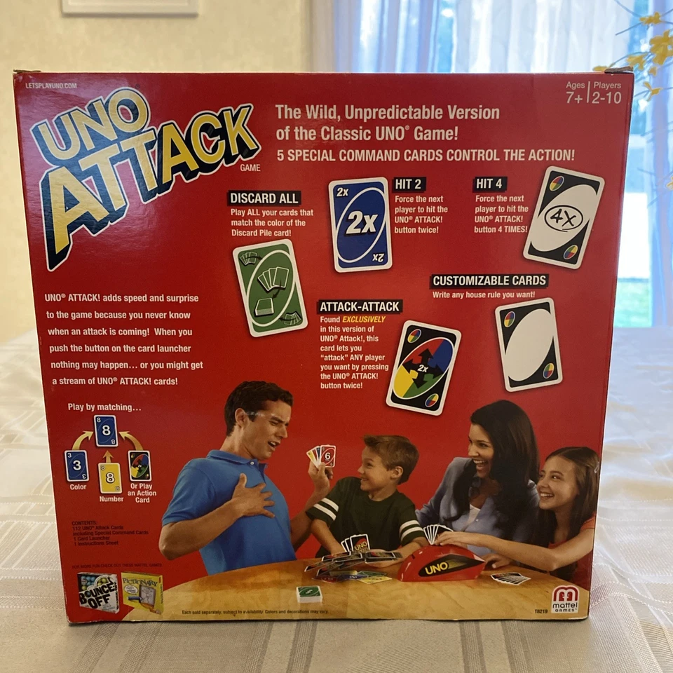 Mattel T8219 UNO Attack Card Game-Brand New Sealed Box - Image 4 of 4