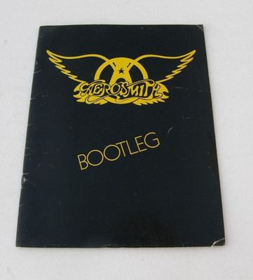 AEROSMITH BOOTLEG Concert Tour Program 1977   Very Good Condition