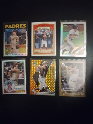 Jake Cronenworth (6) SP RC's 21 Chrome + Mosaic + #/2022 +Heritage