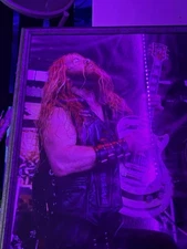 Zakk Wylde 2021 VIP Black Label Society BLS Poster 24x36 Autographed