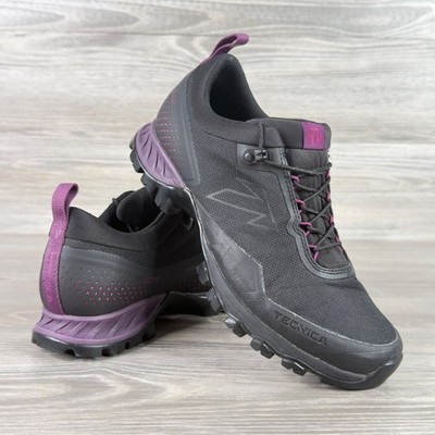 Tecnica Plasma S Women's 9.5 Hiking Shoes Sneakers Black Purple Waterproof