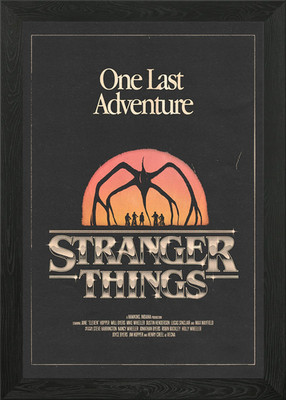 Stranger Things: One Last Adventure Gerahmtes Wandbild Poster Leinwanddruck Bild