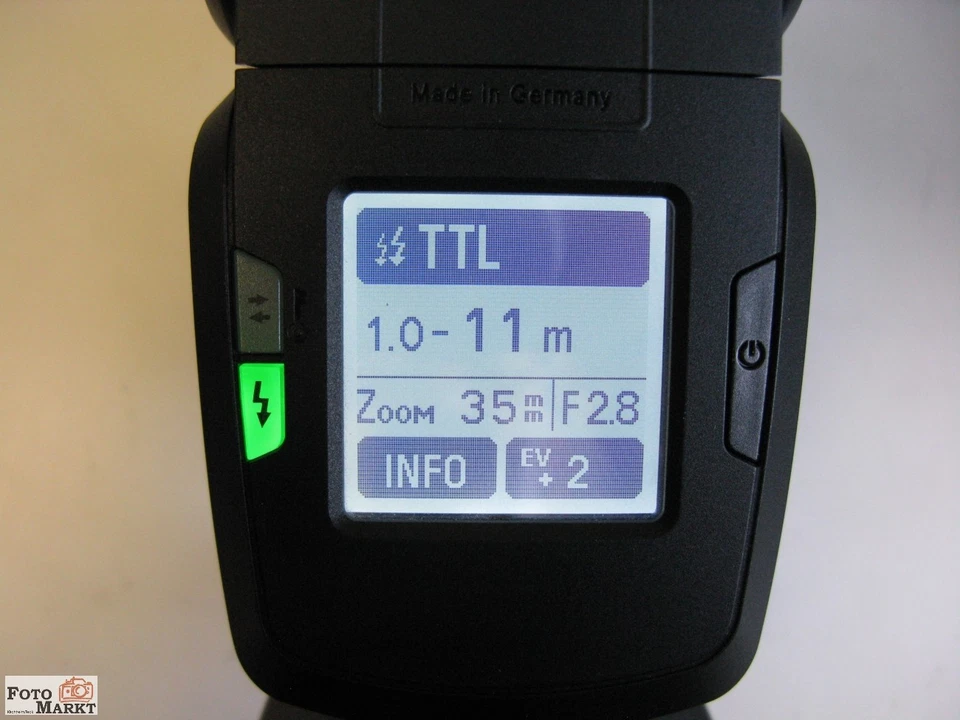 Metz Mecablitz digital B520-AF professional f. Nikon TTL DSLR-Kamera Blitz Top  - Bild 3 von 4